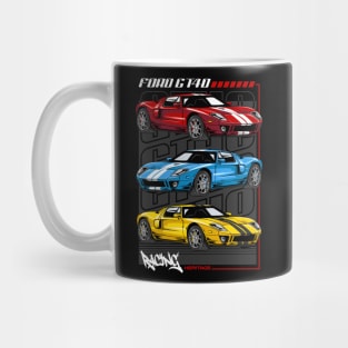 Iconic GT40 Exotic Car Mug